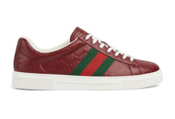 New ace webbed low top sneaker gucci on sale