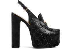 【GUCCI】HORSEBIT PLATFORM SLINGBACK LOAFERS●805308AADCW100 a24_gucci_a24-gucci-