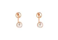 25 新作 グッチ ブロンディ レジン パールピアス ローズゴールド グッチ ブロンディ〕レジン パール ピアスイエローゴールド