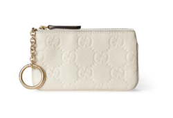 国内発送 GUCCI グッチ GGエンブレム キーポーチ 847205 GGエンブレム〕キーポーチブラック レザー | GUCCI公式