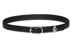 【GUCCI】オーバル バックル付き ベルト レザー オーバル バックル付き ベルトブラック レザー | GUCCI公式