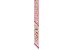 GUCCI プリントシルクリボン アクアマリン&ピンク プリント シルク リボンアクアマリン＆ピンク | GUCCI公式