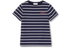 チルドレンズ〕プリント コットン Tシャツブラック | GUCCI公式