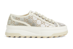 Women's GG sneaker in beige and ebony Original GG | GUCCI® US