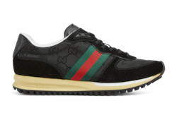 Men's Gucci Re-Motion trainer in black Original GG canvas