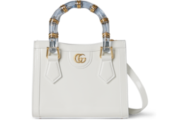 【GUCCI】グッチ ダイアナ ホワイト Gucci Diana small tote bag in white leather | GUCCI® US