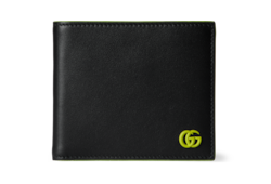 GUCCI  GGマーモント　レザーコインウォレット GGマーモント〕コイン ウォレットブラック ソフトレザー | GUCCI公式