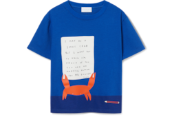 チルドレンズ〕プリント コットン Tシャツブルー | GUCCI公式