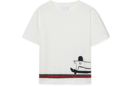 GUCCI プリントコットンTシャツ チルドレン　ウクレレ柄　150 575114_XJHBT_9214_001_100_0000