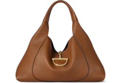 GUCCI ソフトビット マキシ ショルダーバッグ グッチ ソフトビット〕マキシ ショルダーバッグブラウン レザー