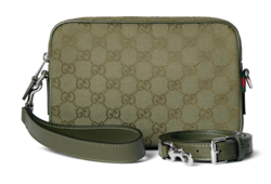 GG canvas small crossbody bag in black GG canvas | GUCCI® US