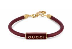【GUCCI】ラッカーフィニッシュ GUCCI ブレスレット ラッカーフィニッシュ GUCCI ブレスレットライトピンク レザー