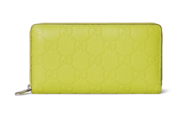 【希少品】GUCCI MLBコラボ ランウドジップウォレット グリーン グッチ インプリント〕日本限定 ジップアラウンドウォレット