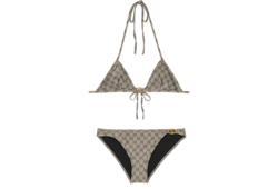 GG stretch jersey bikini in light pink | GUCCI® ZA