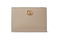 【モーモーさん】GUCCI グリーンレザー 二つ折り財布 ダブルG 二つ折りウォレットグリーン レザー | GUCCI公式