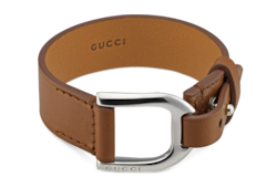 グッチ スタッファ〕ブレスレットブラック レザー | GUCCI公式