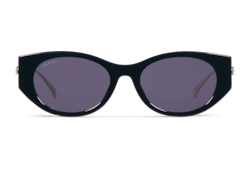 オーバルフレーム サングラスブラック | GUCCI公式