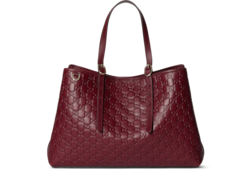★新作★ GUCCI GGエンブレム ラージ トートバッグ 815213AAFDV GG Emblem large tote bag in black leather | GUCCI® US