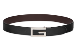 GUCCI ブラックレザー ベルト 90/36 GUCCI ブラックレザー ベルト