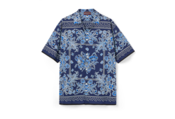 グッチ　GUCCIホースビットプリント シルクネックボ GG ホースビット プリント シルクツイル シャツキャメル
