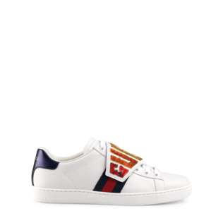 Women's Ace Sneakers Collection | Shop Gucci.com Ace sneaker with removable patches