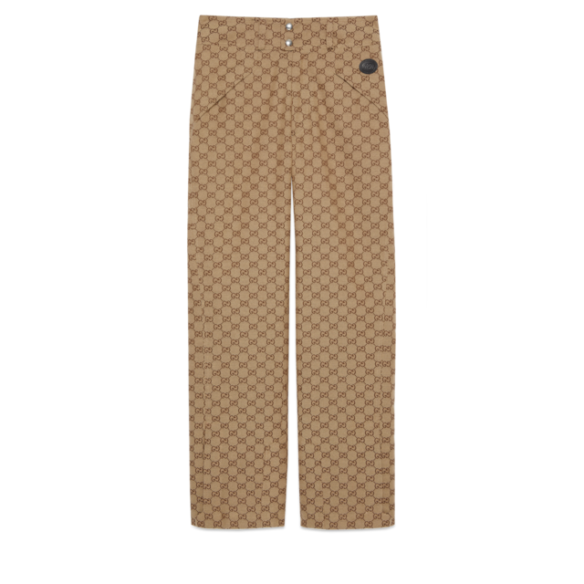 QA ®غوتشي |‎GG satin pants in bright orange