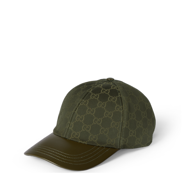 Nylon baseball hat with Gucci logo in black | GUCCI® AE