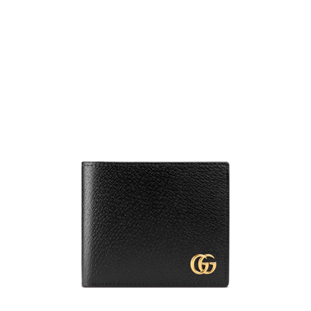 GUCCI グッチ GGレザー マネークリップウォレット ブラック