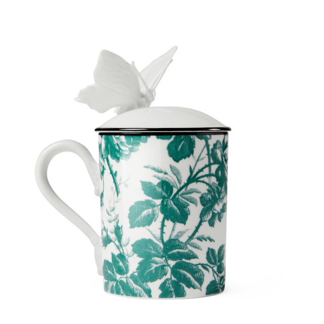 Herbarium butterfly mug