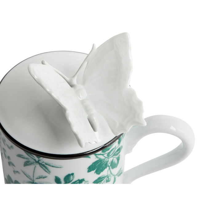 Herbarium butterfly mug