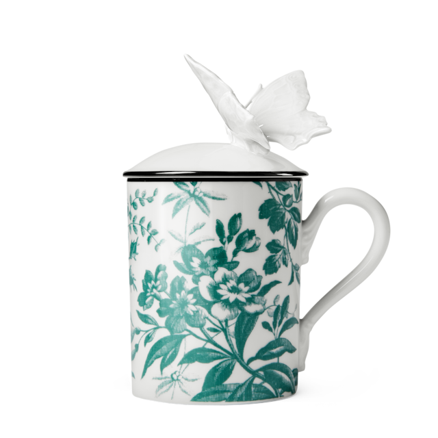 Herbarium butterfly mug