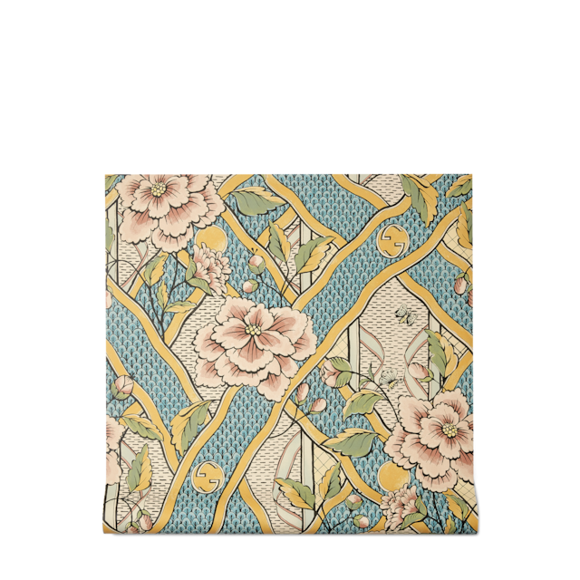 Floral print wallpaper 