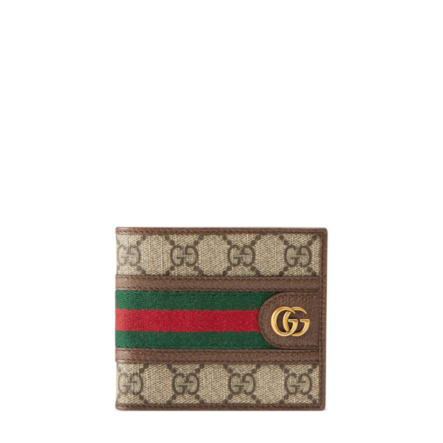【GUCCI】OPHIDIA GG SUPREME WALLET●52315596IWG8745 GUCCI Ophidia GG Supreme Canvas Zip Wallet Beige 523154