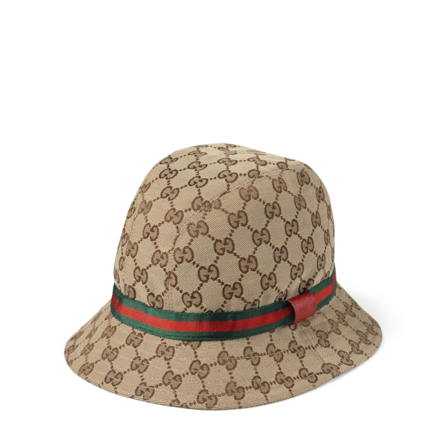 GGデニム バケットハットブルー＆ホワイト | GUCCI公式