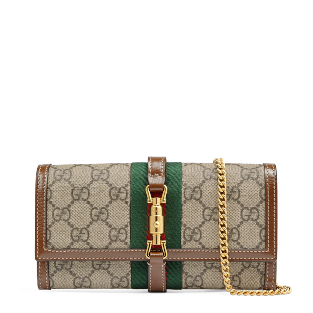 良品✨GUCCI グッチ GGキャンバス チェーンウォレット 長財布