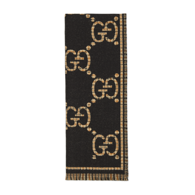 GUCCI グッチ パンツ（その他） 黒 38(S位) 4103625A0156 GUCCI(グッチ) / ストレートパンツ/50/コットン/ブラウン/269301