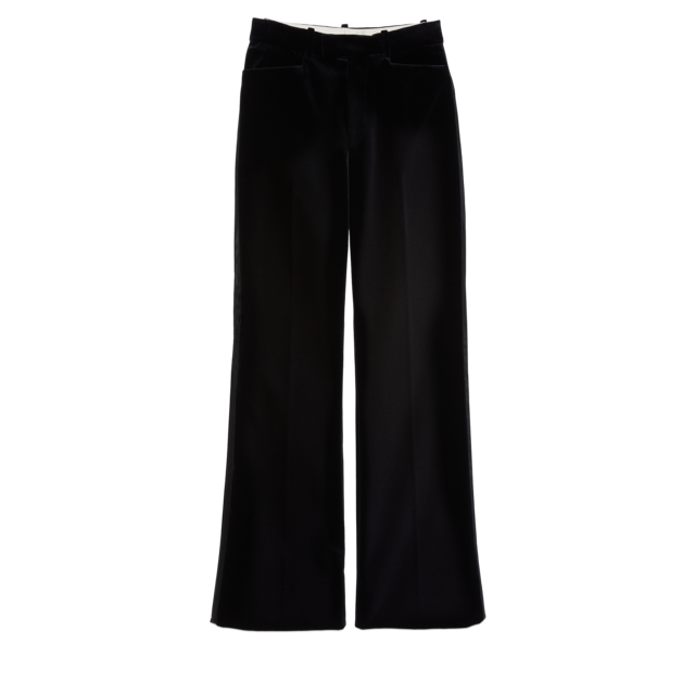 Gucci ブラックフレアパンツ Gucci フレアパンツ | ブラック | FARFETCH JP