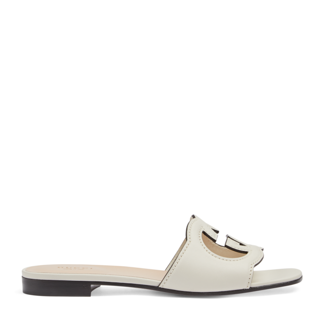 Women's slide sandal with Interlocking G