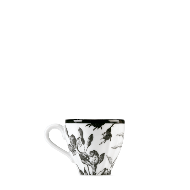 Herbarium coffee cup and saucer, set of two