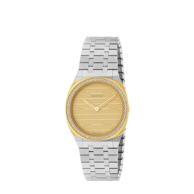 GUCCI 25H watch, 30mm in steel | GUCCI® US