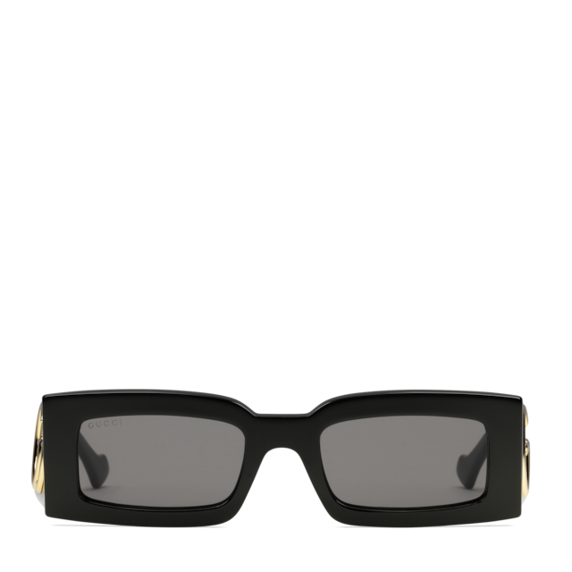 美品 GUCCI sunglasses インターロッキング シェリーライン 黒