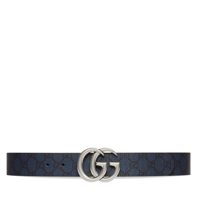 GGマーモント〕リバーシブル ベルトブラック レザー | GUCCI公式