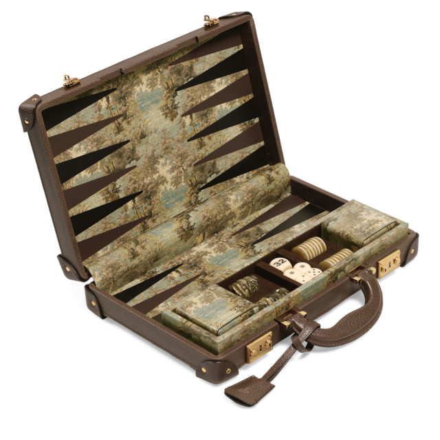 Decorative backgammon set with Web and Double G