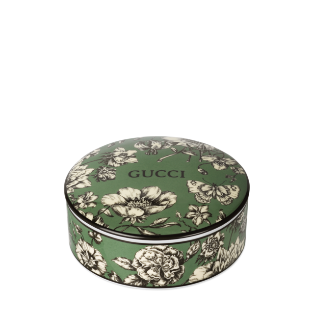 Gucci Flora Sketch print trinket box