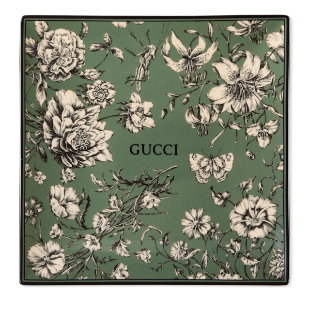 Gucci Flora Sketch print medium trinket tray