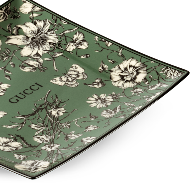 Gucci Flora Sketch print medium trinket tray