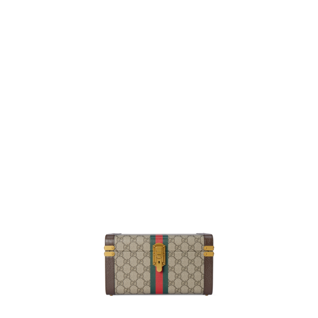 店内商品がすべてレジにて半額！！ Savoy〕ジュエリーケースダークブルー Gucci レザー GUCCI公式 | 小物入れ