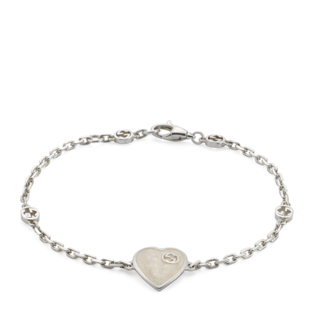 Gucci Interlocking chain bracelet in 925 sterling silver