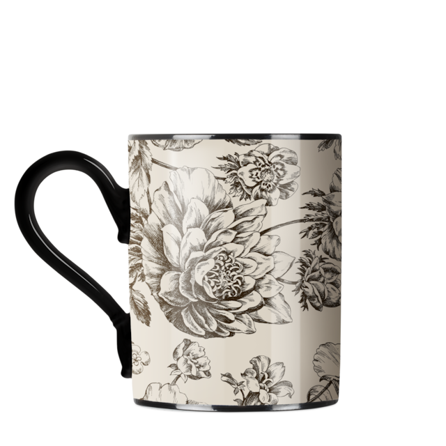 Gucci Flora Sketch print mug