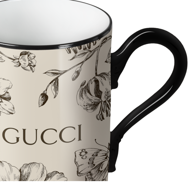 Gucci Flora Sketch print mug